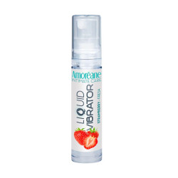 Vibrador Liquido Base Agua Fresa 10 ml