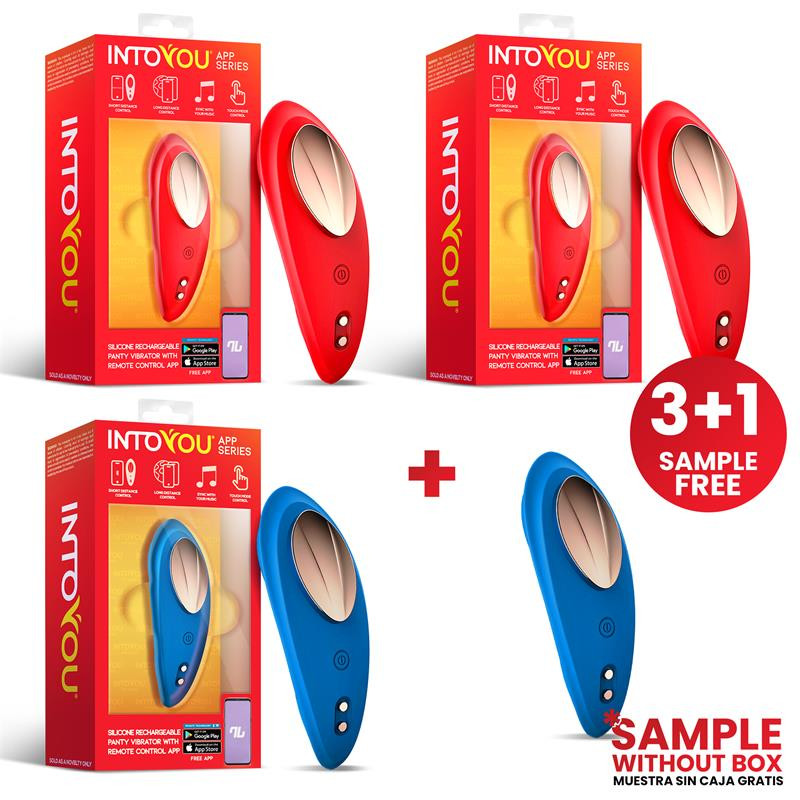 Pack 3 Muestra Vibrador de Braguitas con APP