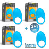 Pack 3 Muestra Ringo Anillo Vibrador con APP Azul