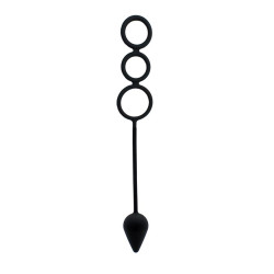 Plug con Anillos Pene Silicona