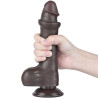 Dildo Dual Layer Piel Deslizante Retractil 8
