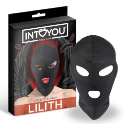 Lilith Mascara de Incognito Abertura en la Boca y Ojos Color Negro