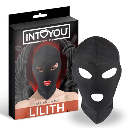 Lilith Mascara de Incognito Abertura en la Boca y Ojos Color Negro