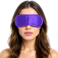Antifaz de Saten Purpura