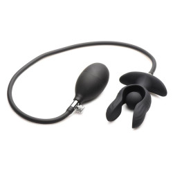 Dark Pearl Plug Anal con Inflado y Vibracion con Control Remoto