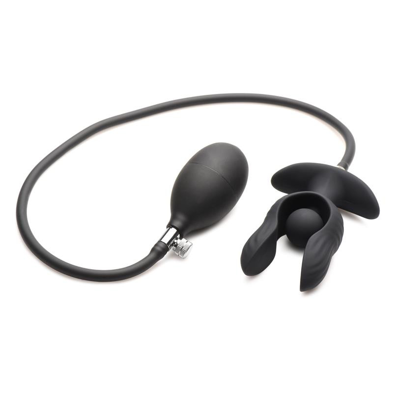 Dark Pearl Plug Anal con Inflado y Vibracion con Control Remoto