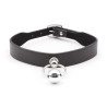 Collar con Aro y Cascabel Negro