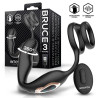Bruce Masajeador Prostatico 360º y Doble Anillo con Vibracion