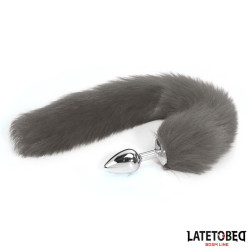 Plug Anal con Cola Gris 40 cm