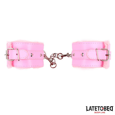 Esposas para Tobillos con Pelo Rosa