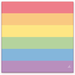Set 20 Servilletas con Colores Bandera LGBT