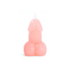 Vela Forma de Pene Rosa