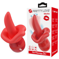 Obelia Estimulador con Vibracion y Movimiento Lengua