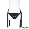 Arnes Strap On Encaje con Anillo Silicona Ajustable