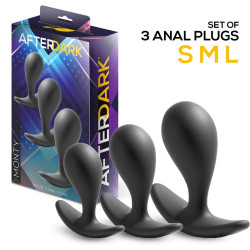 Monty Set de 3 Plugs Anales