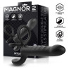 Magnor Dildo con Anillo Doble y Estimulador de Testiculos