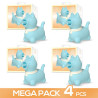 Pack de 4 Meow Masajeador con Lengua Licking